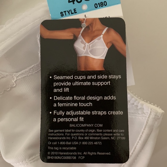 Bali Flower Comfort-U Design is white in the size 40C - Picture 4 of 5